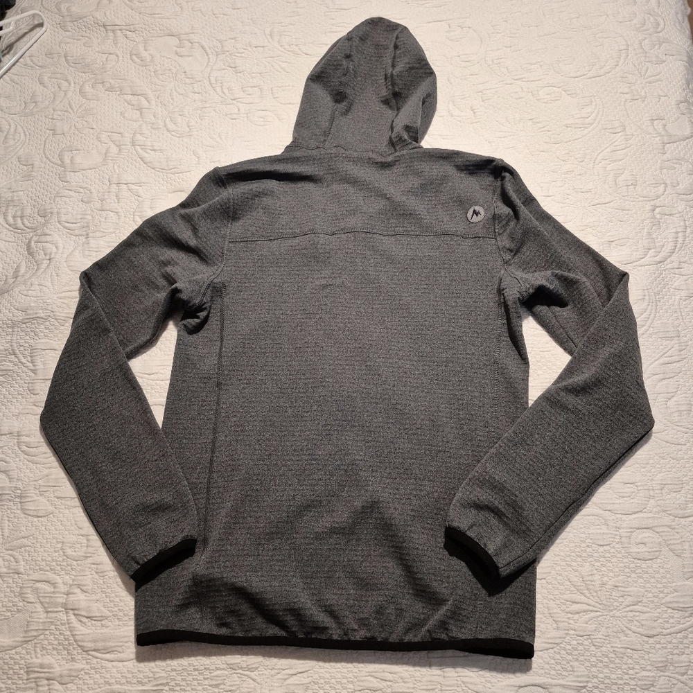 Marmot men's Small full zip up sweater Preon Hoodie EUC - Picture 2 of 7